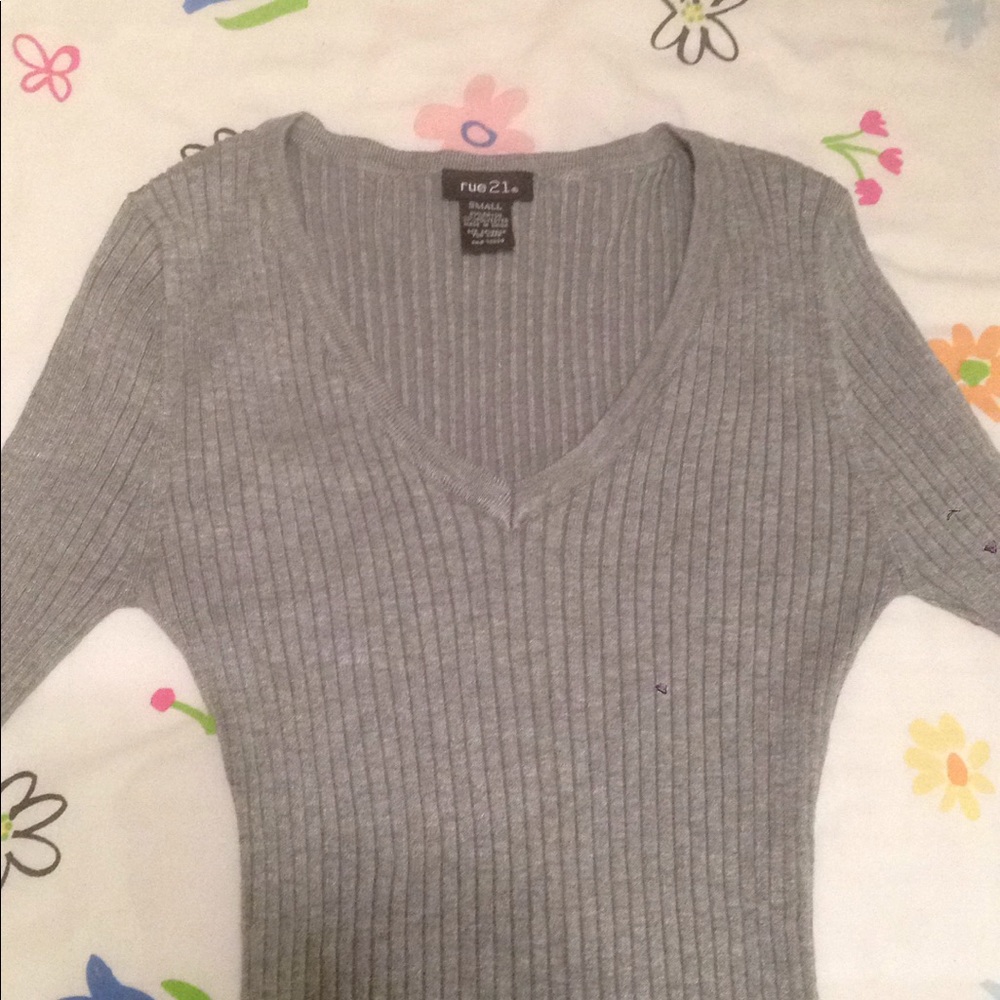 Cute ribbed sweater